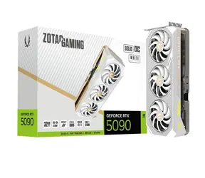 Zotac GeForce RTX 5090 SOLID OC Weiß 32GB / 2017 - 2422Mhz / 32GB GDDR7 / 512bit / 1x HDMI + 3x DP / 1000W (16)