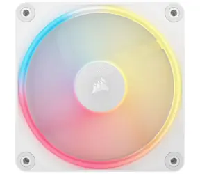 Corsair iCUE LINK LX120- R RGB weiß / 120 mm / 36 dB @ 2400 RPM / 70 CFM / PWM