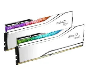 G.Skill Trident Z5 Royal RGB 32GB (2x16GB) 6400Mhz silber / CL32-39-39-102 / DIMM / Nicht-ECC / XMP 3.0