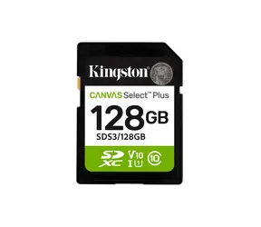 Kingston Canvas Select PLUS SDXC 128 GB / UHS-I V90 / U3 / Klasse 10