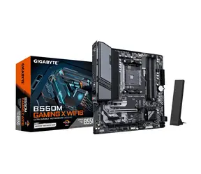 GIGABYTE B550M Gaming X / AM4 / 4X DDR4 / PCIEx16 / 4X SATA / DP + HDMI / 1x GLAN / Wi-Fi6 / mATX