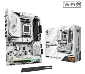 ASRock B850 Steel Legend WiFi AMD B850 / DDR5 / SATA III / USB 3.2 / 2,5-Gbit/s-LAN / Wi-Fi 7 / sc. AM5 / ATX