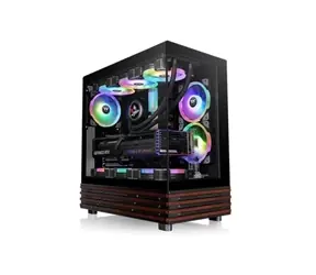 Thermaltake View 270 PLUS WS ARGB Schwarz / ATX / 2x USB-A 3.2 / 1x USB-C 3.2 / 3x 120 mm / ohne Netzteil / transparente Seitenwand 