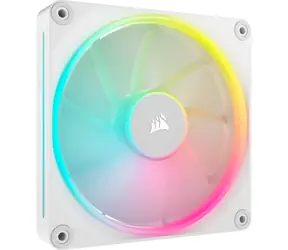 Ausgepackt - Corsair iCUE LINK LX140 RGB weiß / 140 mm / Magnetlager / 2000 U/min / 84,7 CFM / 4-Pin / Endgültiger Verkauf