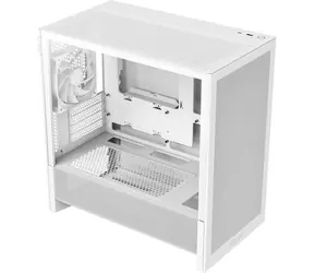 NZXT H3 Flow 2025 weiß / mATX / 1x USB-A 3.2 / 1x USB-C 3.2 Gen2 / 1x 120 mm / ohne Netzteil / transparente Seitenwand