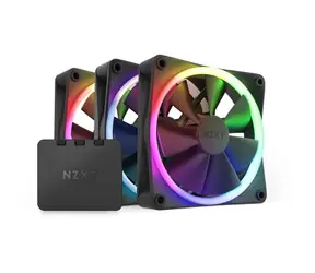 NZXT F120 RGB Triple Pack schwarz / Lüfter / 3x 120 mm / Flüssigkeitsdynamisches Gleitlager / 27,5 dB bei 1800 U/min / 50,18 CFM