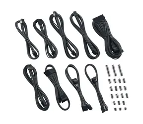 Ausgepackt - CableMod Classic ModMesh C-Series Kit für Corsair AXi, HXi & R - Carbon / ausgepackt