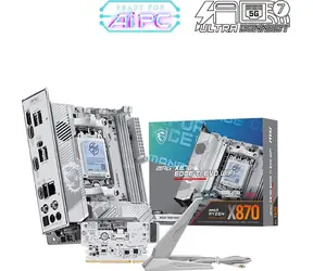 MSI MPG X870I EDGE TI EVO WIFI / AMD X870 / DDR5 / SATA III RAID / USB / 5GLAN / M.2 / sc.AM5 / mini-ITX
