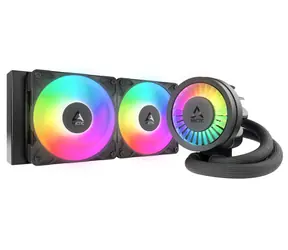 ARCTIC Liquid Freezer III Pro 240 A-RGB schwarz / 2x 120 mm / Flüssigkeitsdynamisches Lager / 800-2800 U/min / Intel + AMD