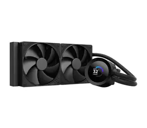 NZXT Kraken PLUS 240 schwarz / 2x 120 mm / Flüssigkeitsdynamisches Lager / 30 dB bei 2000 U/min / 73,47 CFM / AMD + Intel