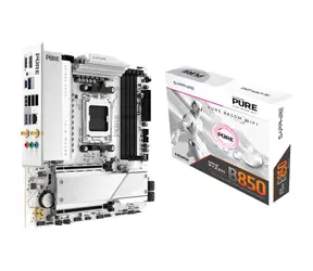 Sapphire PURE B850M WIFI / B850 / 4X DDR5 / PCIe x16 / 1x 2,5-GLAN / mATX