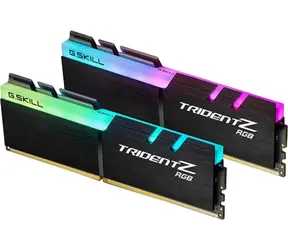 Ausgepackt - G.Skill Trident Z RGB 16 GB (2x8 GB) 3200 MHz Schwarz / DDR4 / 16-18-18-38 / 1,35 V / XMP 2.0 / LED-Hintergrundbeleuchtung / ausgepackt