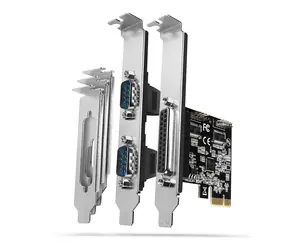 Ausgepackt - Axagon PCEA-PSN, PCIe-Controller - 1x parallel (LPT) + 2x Port (RS232) 250 kbps, inkl. LP / ausgepackt