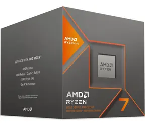 Unboxed - AMD RYZEN 7 8700F @ 4,1 GHz / Turbo 5,0 GHz / 8 Kerne 16 Threads / L2 8 MB L3 16 MB / AM5 / Zen 4 / 65 W / unboxed
