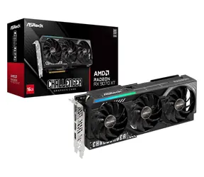 ASRock Radeon RX 9070XT CL 16GB / 2970 MHz / 16GB GDDR6 / 256-Bit / 1x HDMI + 3x DP / 750W (8+8)