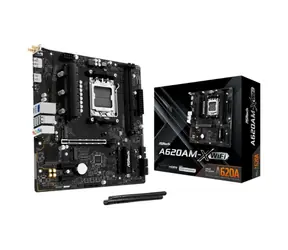 ASRock A620AM-X WIFI / AMD A620A / 2x DDR5 / 4X SATA III / USB / LAN / M.2 / sc. AM5 / mATX