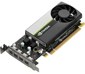 Unboxed - PNY Nvidia Quadro T1000 / Nvidia Quadro T1000 4GB / 4GB GDDR6 / PCIe x16 3.0 / 4X mini DP / 50W / unboxed