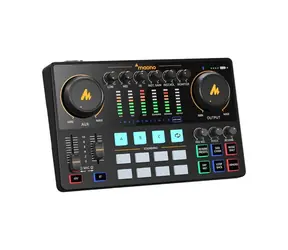 Maono AME2 schwarz / Externe Soundkarte / USB-C / XLR / BT 4.2 / 3,5 mm 