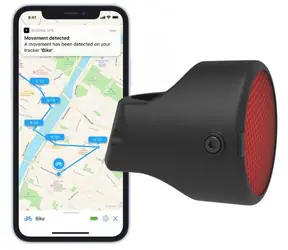 Invoxia GPS-Fahrrad-Tracker 3. Generation / IoT-GPS-Ortung / LoRa-Netzwerk / Bluetooth