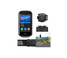 Garmin Edge 1050 Bundle / Fahrradcomputer / 3,5"-LCD / 480 x 800 px / GPS / Bluetooth / ANT+ / WLAN / IPX7