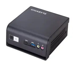 GIGABYTE Brix 5105 Barebone / Celeron N5105 2,0 GHz / 1x DDR4 / 1x M.2-Steckplatz / 1x HDMI + 1x DP / 2x USB