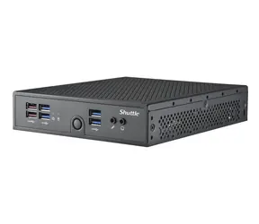 Shuttle XPC slim DS50U3 schwarz / IntelCore i3-1315U 3,3GHz / 2xDDR5 / 1xSATA / 2x M.2 / 2xGLAN / Ohne Betriebssystem