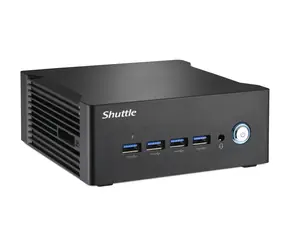 Shuttle XPC nano NA10H7 schwarz / RYZEN 7-8845HS 3,8GHz / 2xDDR5 / 1xSATA / 2x M.2 / 2xGLAN / Ohne Betriebssystem