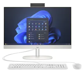 HP ProOne 245 G10 AiO weiß / 23,8" FHD / AMD RYZEN 3 7320U 2,4GHz / 8GB / 512GB SSD / Radeon 610M / W11H 