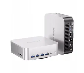 GEEKOM A9MAX Silber / AMD AI 9 HX 370 2,0 GHz / 32 GB DDR5 / 1 TB SSD / Radeon 890M / Windows 11P