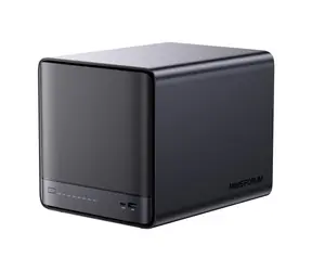 Minis Forum NAS N5 Pro schwarz / AMD RYZEN AI 9 HX Pro 370 5,1 GHz / 32 GB RAM / 128 GB SSD / Radeon 780M / MinisCloud OS