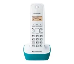 Panasonic KX-TG1611FXC / Mobiltelefon / CLIP / Speicher für 50 Namen / Blaugrün