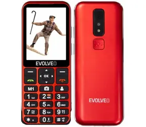 Evolveo EasyPhone LT + Ständer rot / 2,3" / SOS / microSDHC