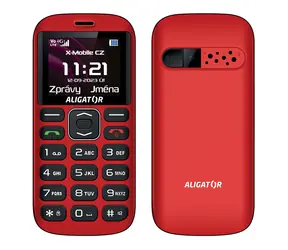Aligator A720 4G Senior schwarz-schwarz / 1,8" TFT / SOS-Taste / Ladestation / SOS-Locator / UKW-Radio