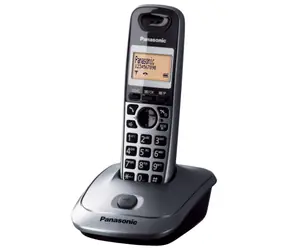 Panasonic KX-TG2511PDM grau / Schnurloses DECT-Telefon / 1,4"-Display