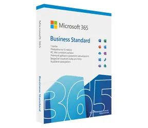 Microsoft 365 Business Standard CZ / PC & Mac / 64 Bit / Ohne Medien / Box-Lizenz