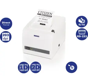 Citizen CT-S310II / Registrierkasse / 80mm / Thermodrucker / 203dpi / USB / RS-232 / Cutter / weiß