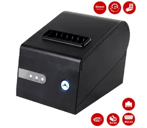 Xprinter C260-K / Registrierkassen-Thermodrucker / USB / LAN / RS232 / 80 mm / Schwarz