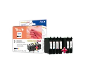 Peach T0711-T0714 Alternativkartusche / 2x7,4, 3x5,5 ml/ Combi-Pack PLUS 
