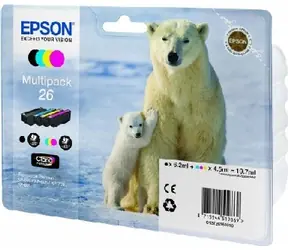 Epson T2616 Originalpatrone / XP-700 / Farbe (CMYK)