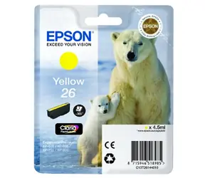 Epson T2614 Originalpatrone / XP-700 / Gelb