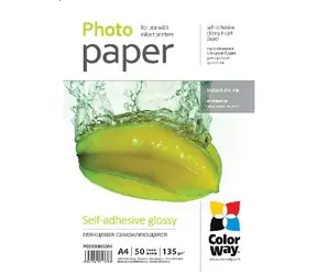 Colorway Selbstklebendes Fotopapier A4 (glänzend) - 135g/m2 50 Stk