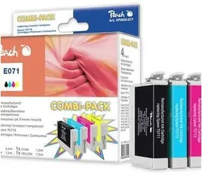 Peach Remanufactured T0715 MultiPack alternative Patrone / Epson Stylus D78 / MultiPack