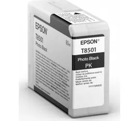 Epson Originalpatrone T850100 UltraChrome HD / 80 ml / Schwarz Foto