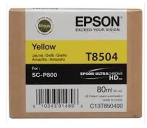 Epson Originalpatrone T850400 UltraChrome HD / 80 ml / Gelbes Foto