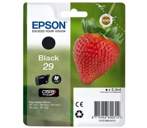 Epson T2981 Originalpatrone 29 / XP-235, XP-332 / 5,3 ml / Schwarz