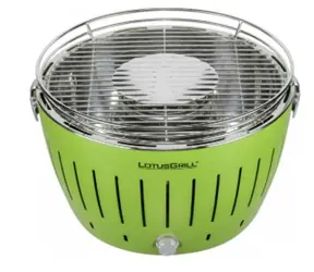 LotusGrill G34 U grün / Holzkohlegrill / 35 x 35 x 23,5 cm