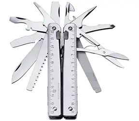 VICTORINOX SWISSTOOL X (3.0327.N) / Multifunktionales Taschenwerkzeug und Messer / 27 Funktionen / Nylontasche