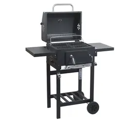 Cattara Holzkohlegrill ROYAL Partner Gusseisenrost / Rost: 43 x 31 cm