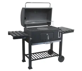 Cattara Holzkohlegrill ROYAL GRANDE XXL, Gusseisenrost / Rost: 73 x 41 cm