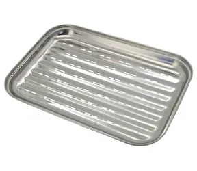 Cattara Edelstahl Grillschale 34 x 24 cm / Restposten